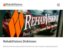 Tablet Screenshot of dickinson.rehabvisions.com